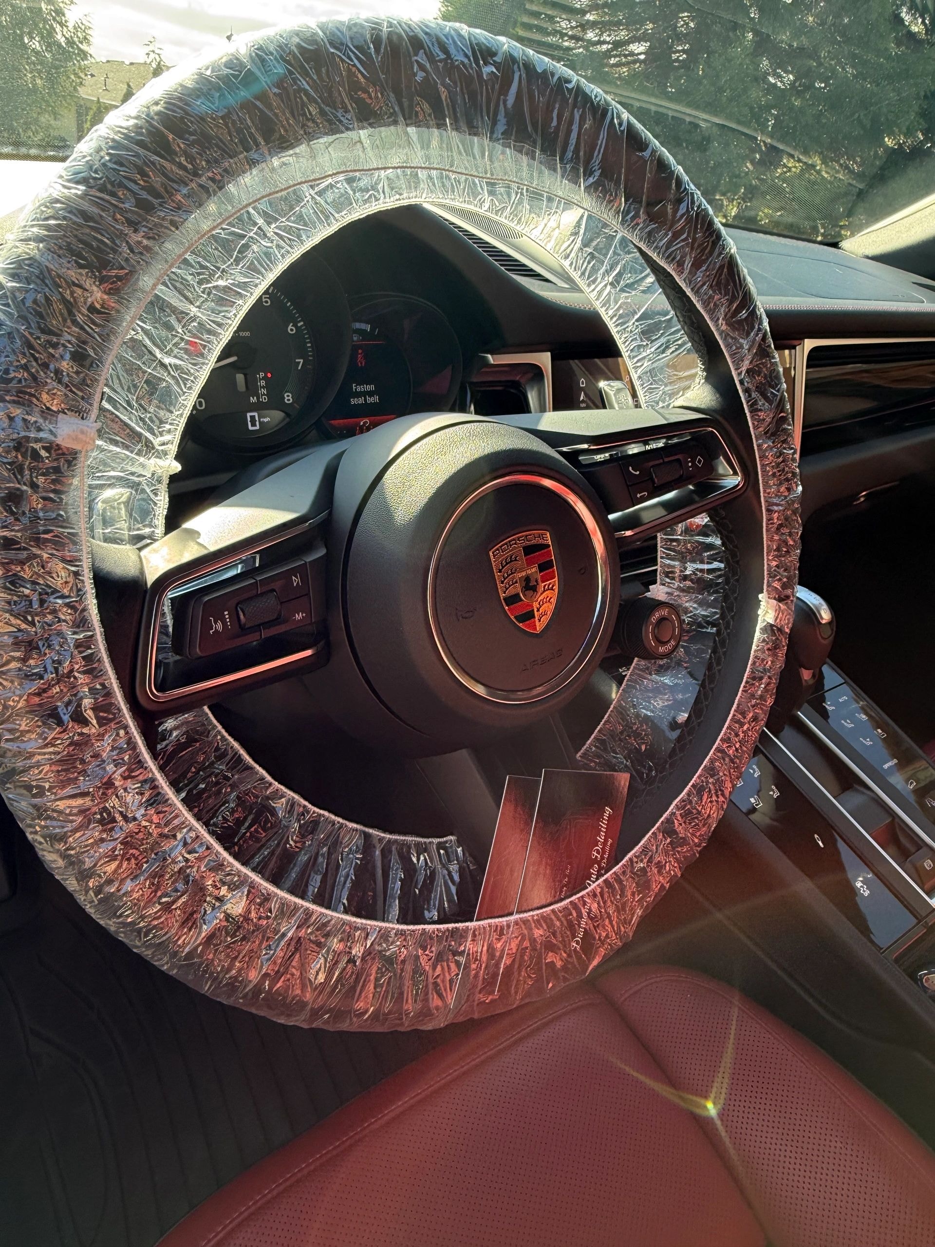 Auto detailing work